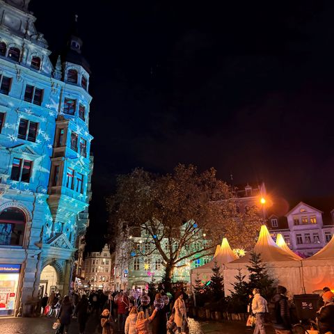 Der Kohlmarkt in Braunschweig im Winter
