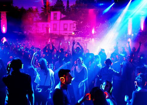 Impression der Silent Music Party in Peine