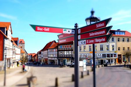 Wegweiser in Schöningen