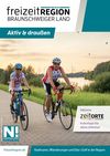 Titel der Broschüre "Aktiv und draußen in der Freizeitregion Braunschweiger Land", Edition 2026