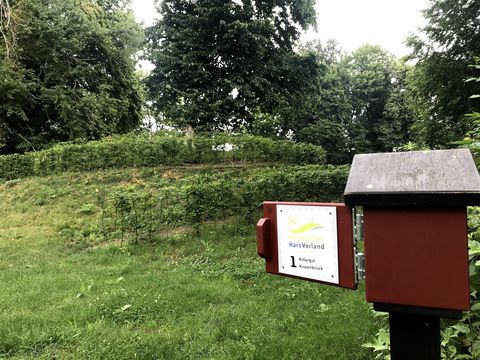 Stempelstation des Freizeitstempel-Passes Nördliches Harzvorland am Rittergut Kissenbrück